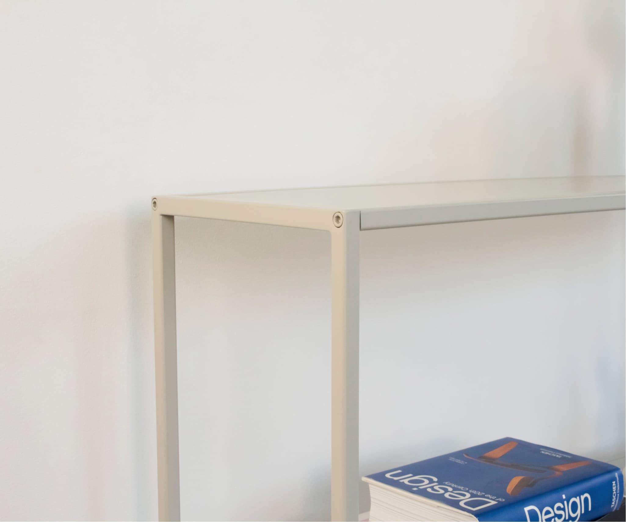 Стеллаж металлический 155х60х25, серый