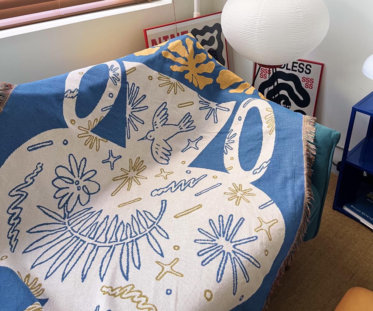 Тканный плед Kubok, 130x180 см