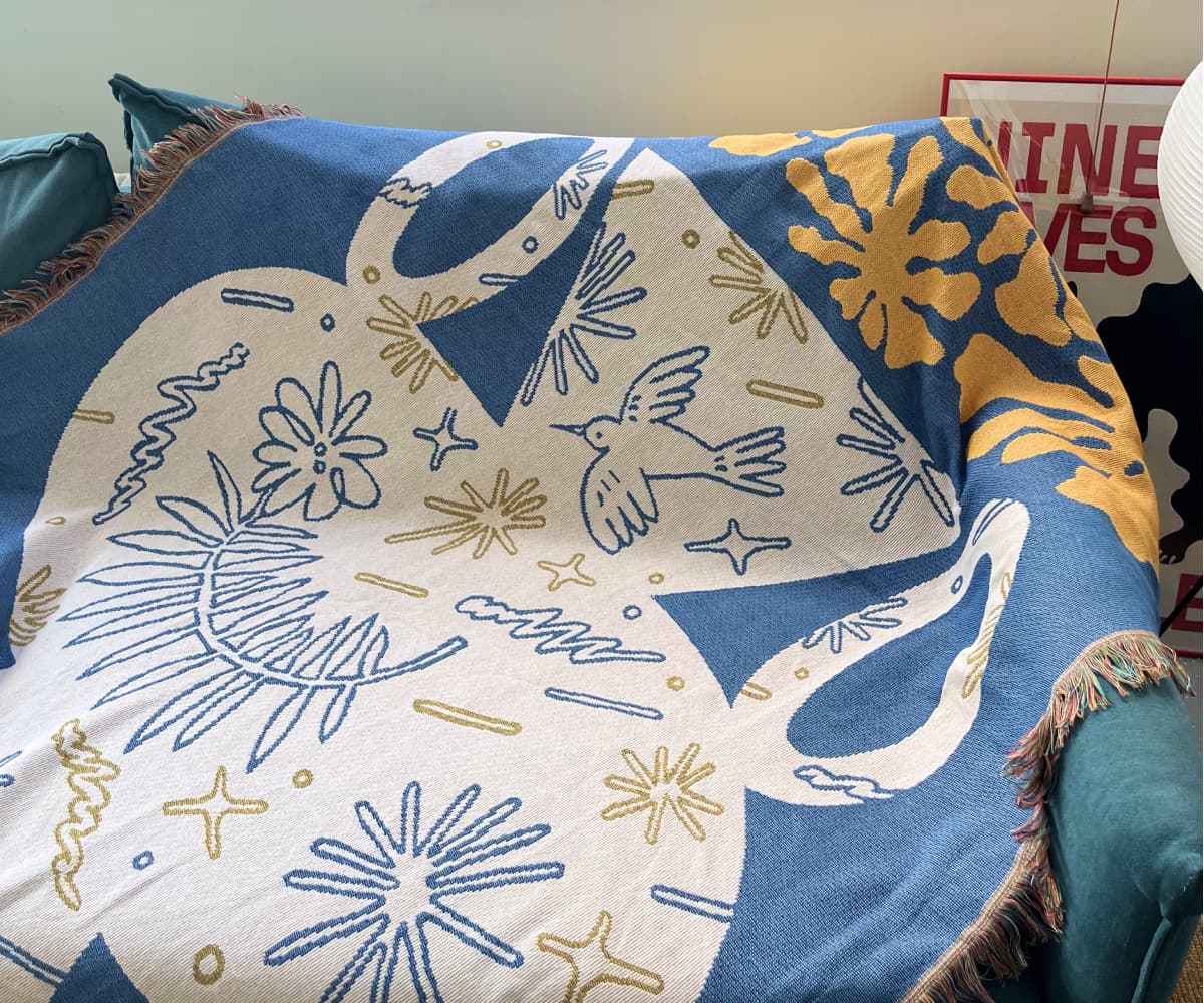 Тканный плед Kubok, 130x180 см