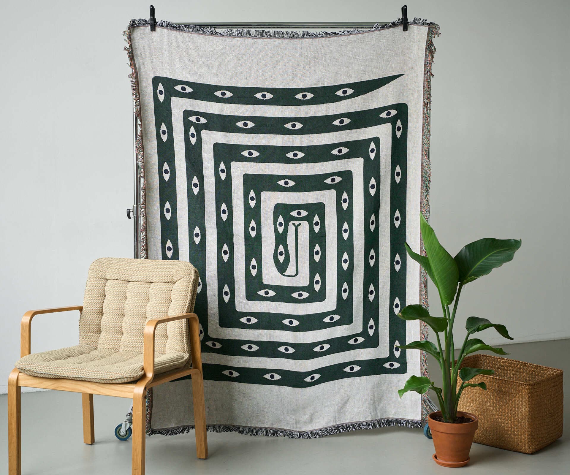 Тканный плед Snake, 130x180 см