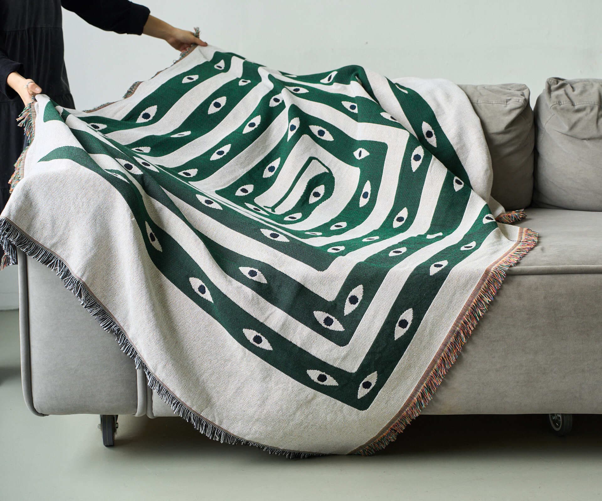 Тканный плед Snake, 130x180 см