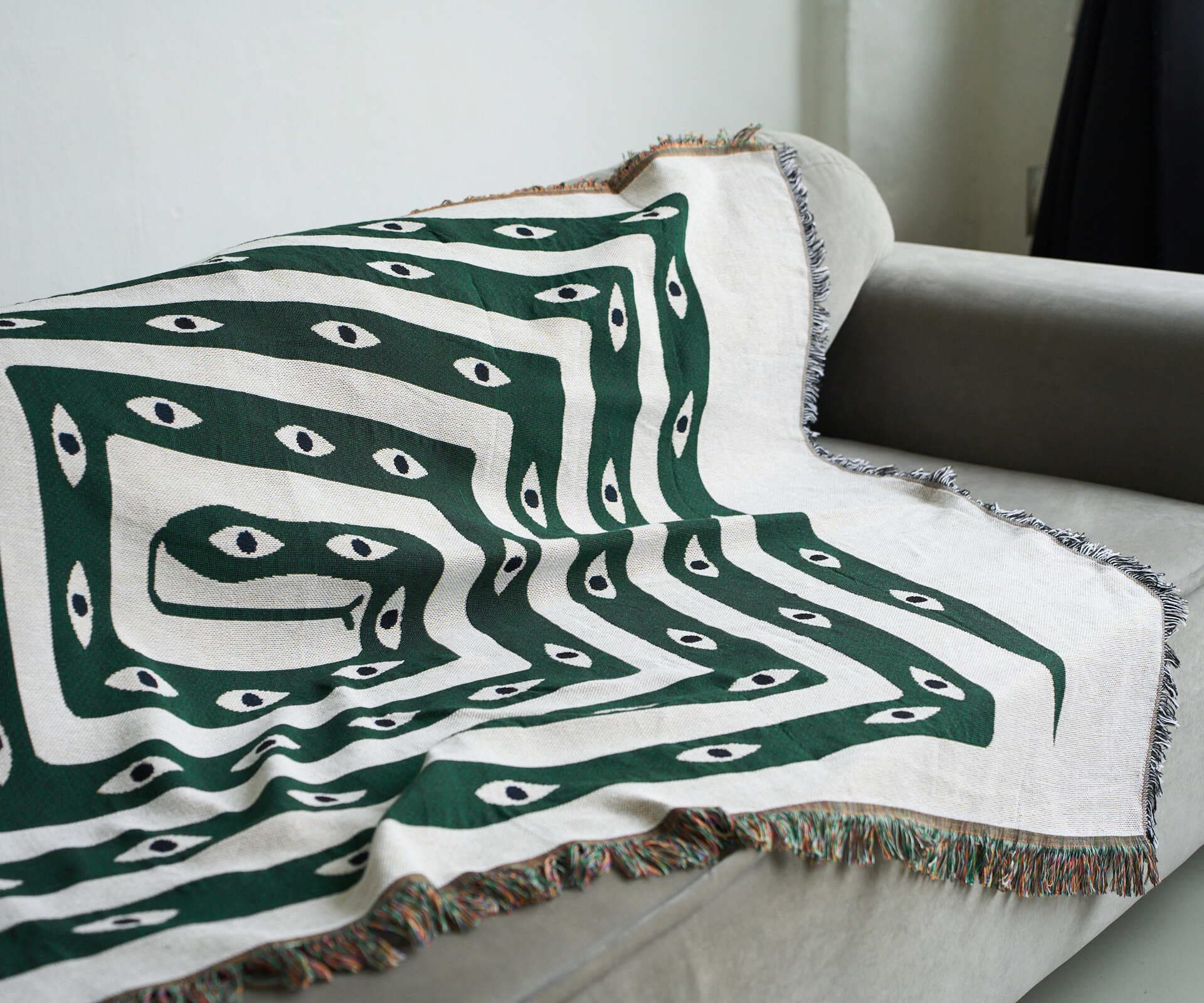 Тканный плед Snake, 130x180 см