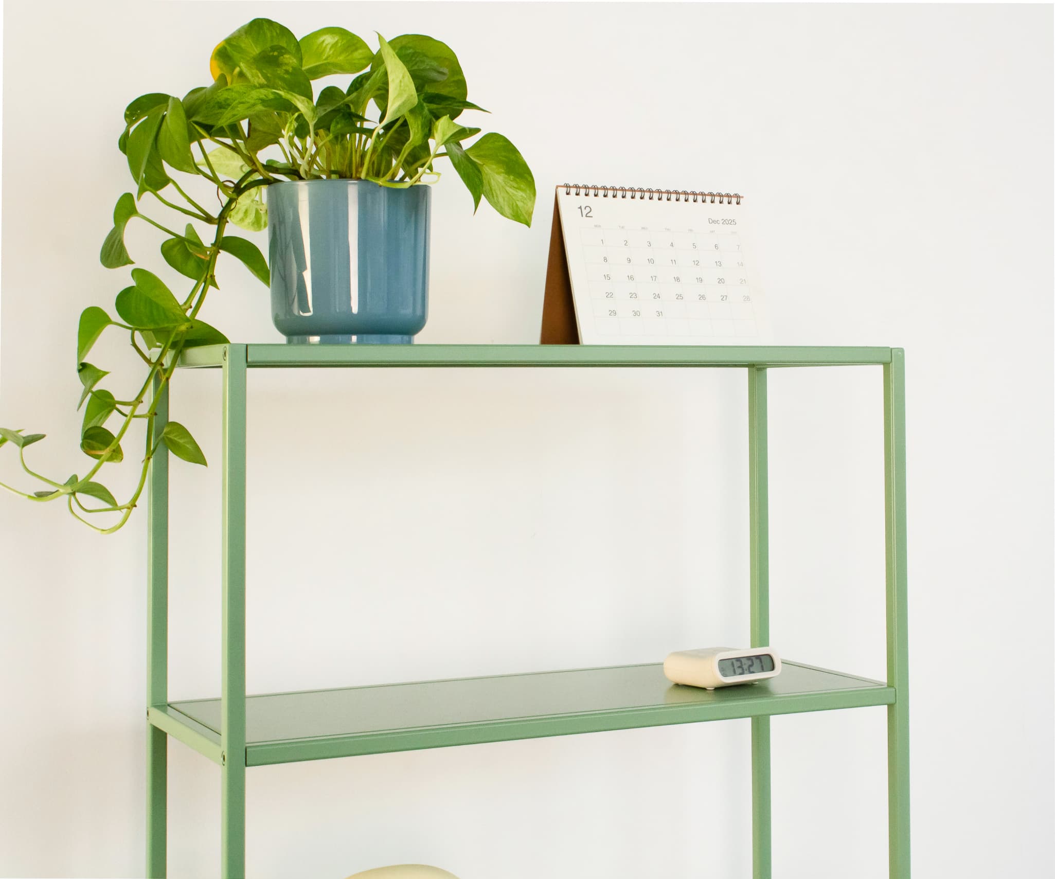 Стеллаж металлический 155х60х25, зеленый