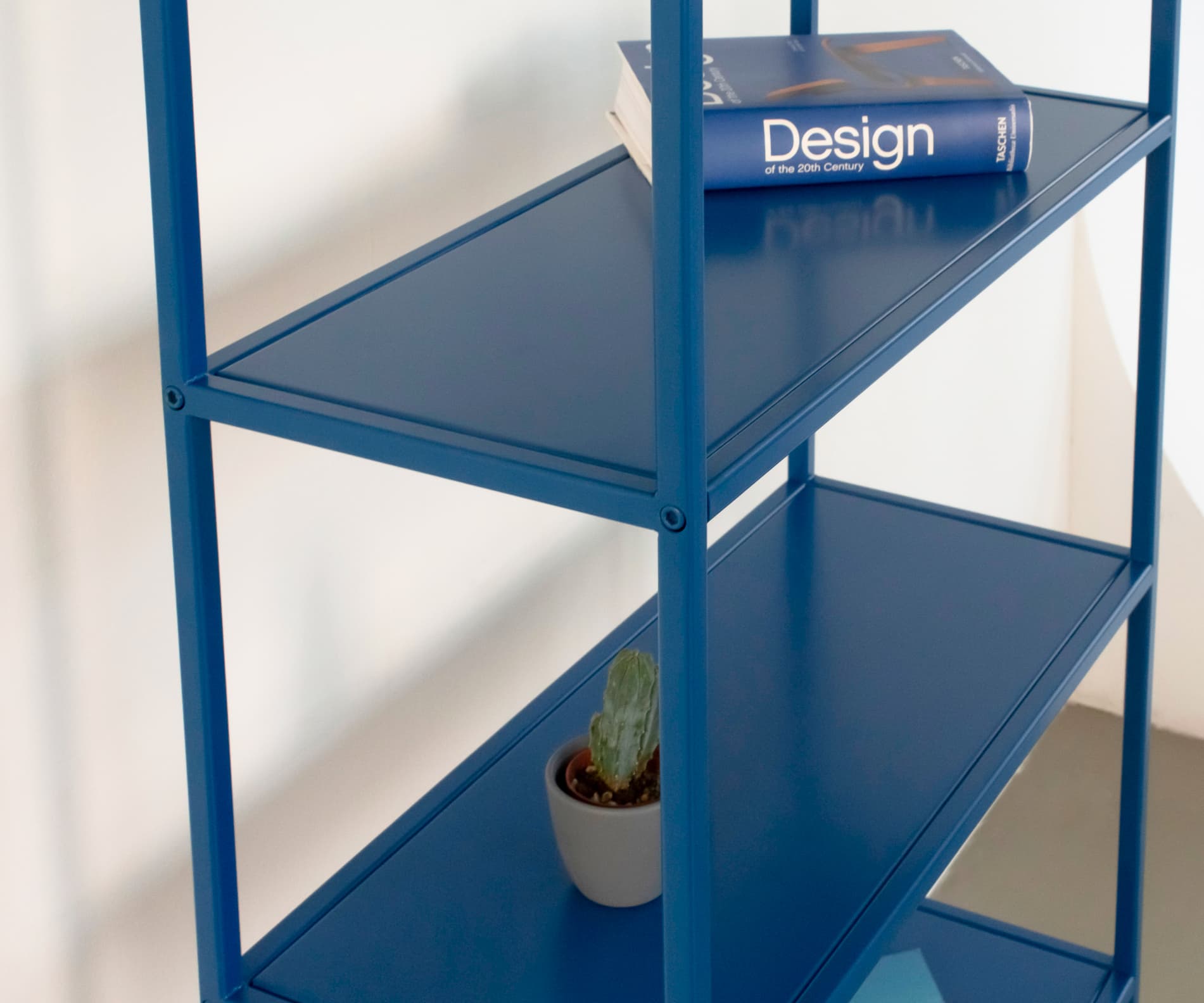 Стеллаж металлический 155х60х25, синий