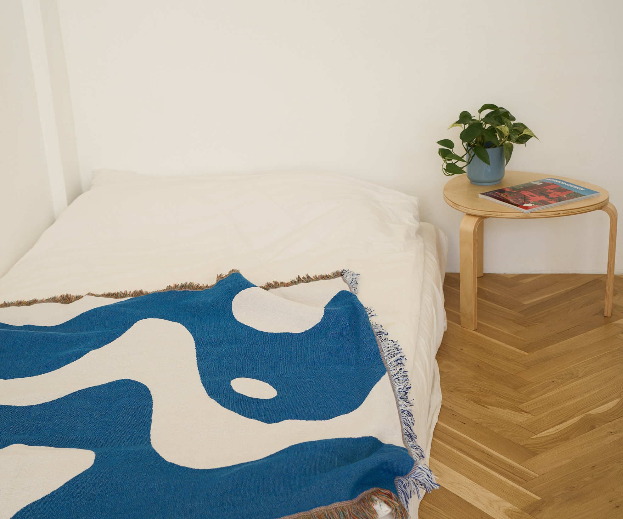 Тканный плед Waves, 130x180 см