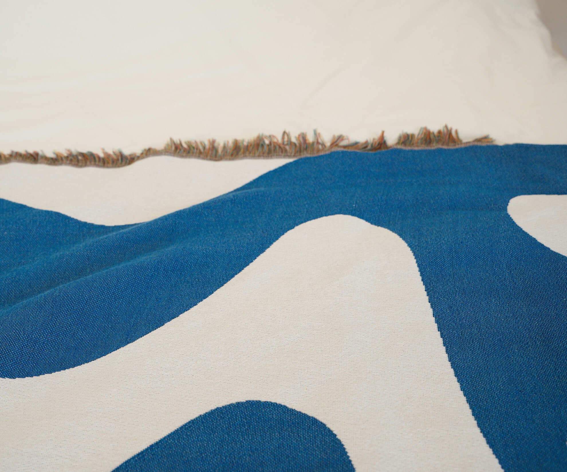 Тканный плед Waves, 130x180 см