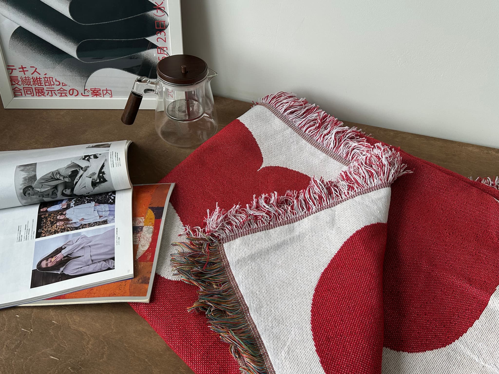 Тканный плед Flower, 130x180 см