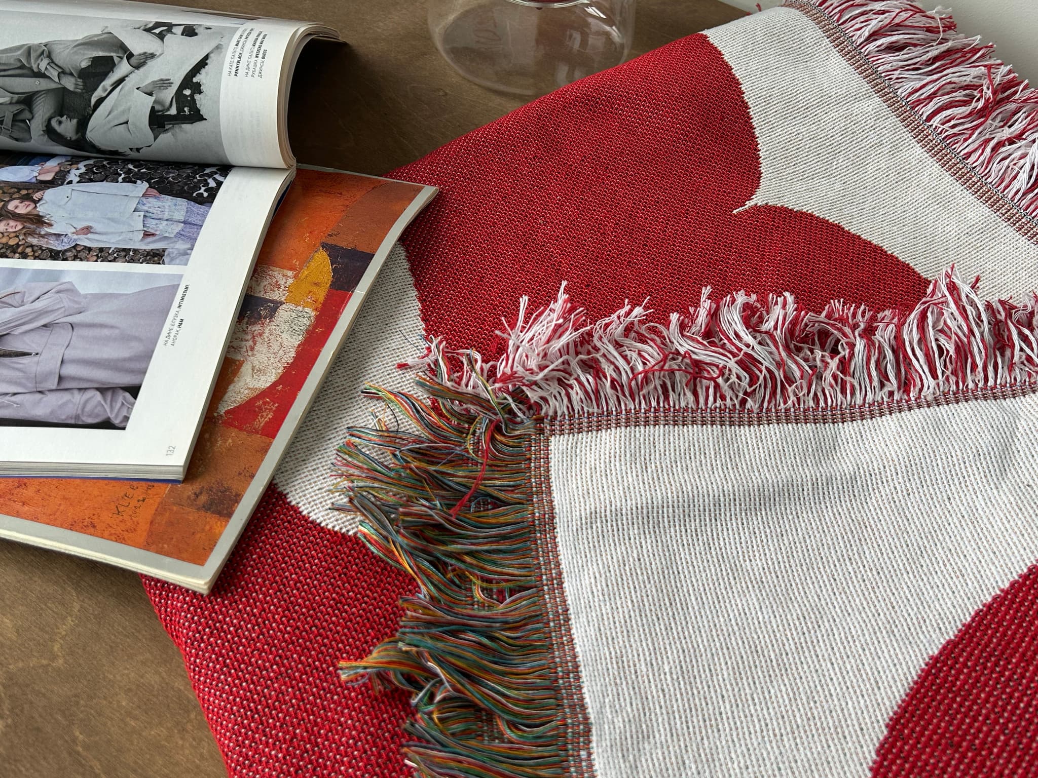 Тканный плед Flower, 130x180 см