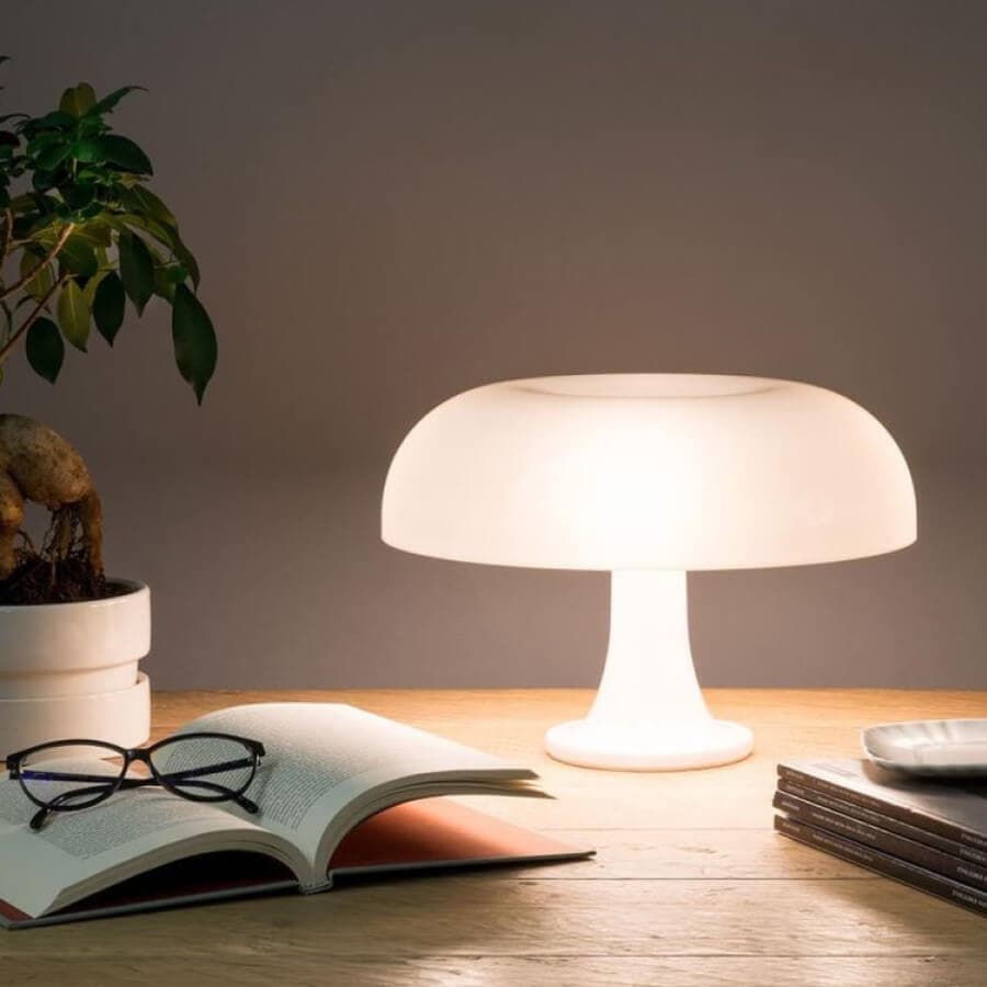 Лампа настольная Shroom, белая