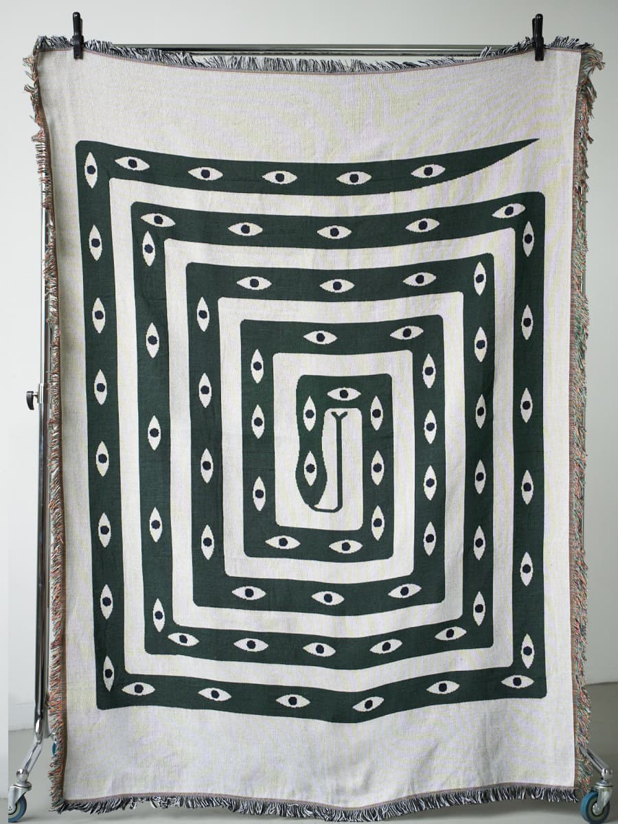 Тканный плед Snake, 130x180 см