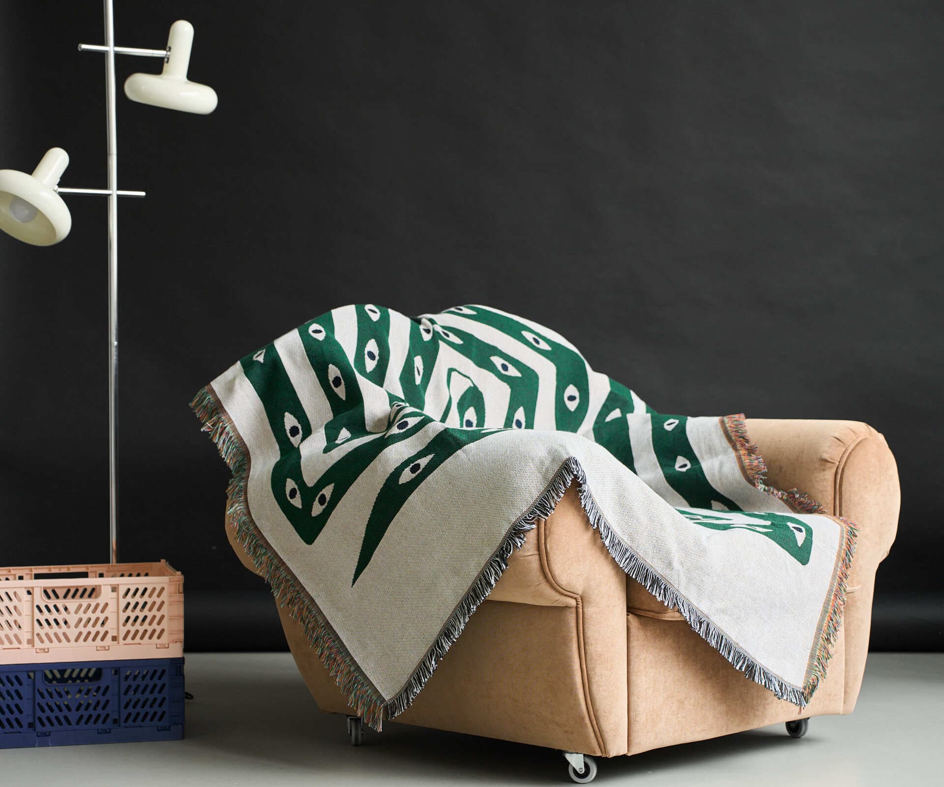 Тканный плед Snake, 130x180 см