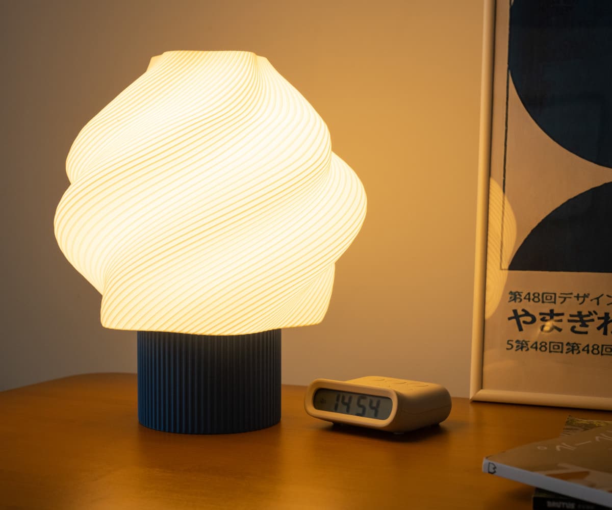 Лампа настольная Cream Blue