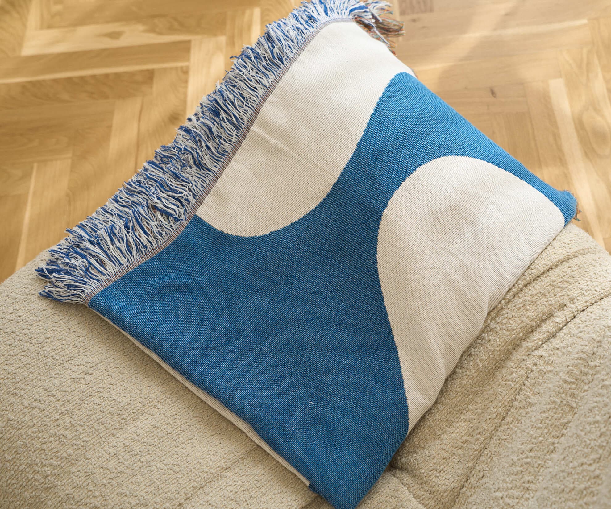 Тканный плед Waves, 130x180 см