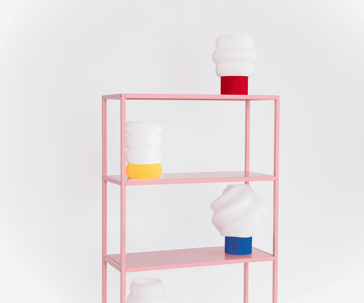 Лампа настольная Cream Blue