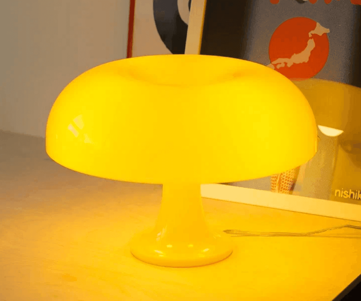 Лампа настольная Shroom, желтая