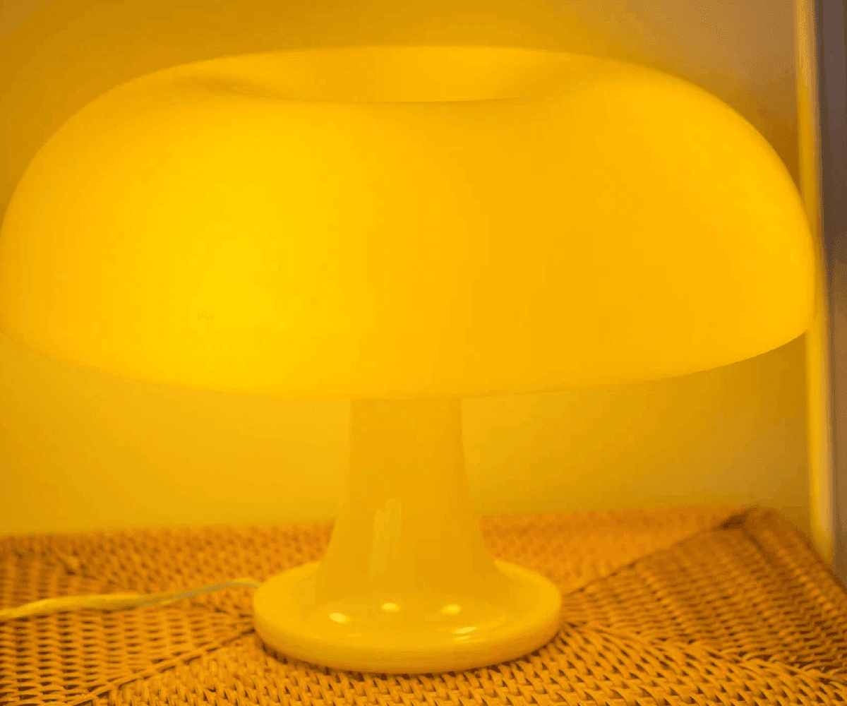 Лампа настольная Shroom, желтая