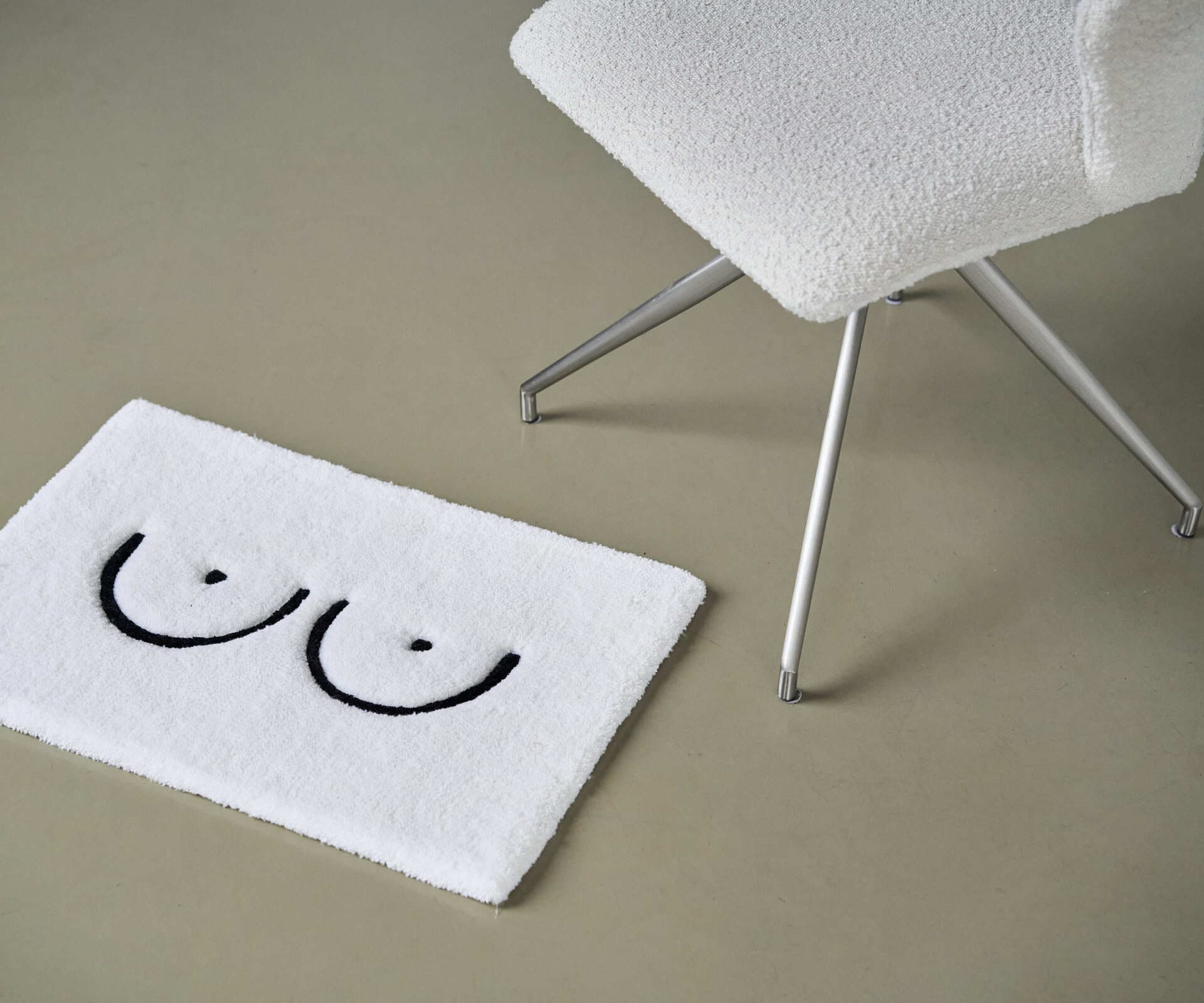 Коврик Tits Black, 60х40 см