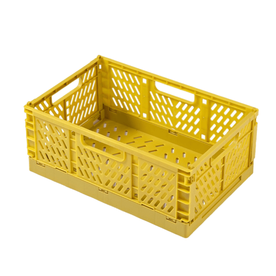 Ящик складной, желтый, M: 31x20x12 см