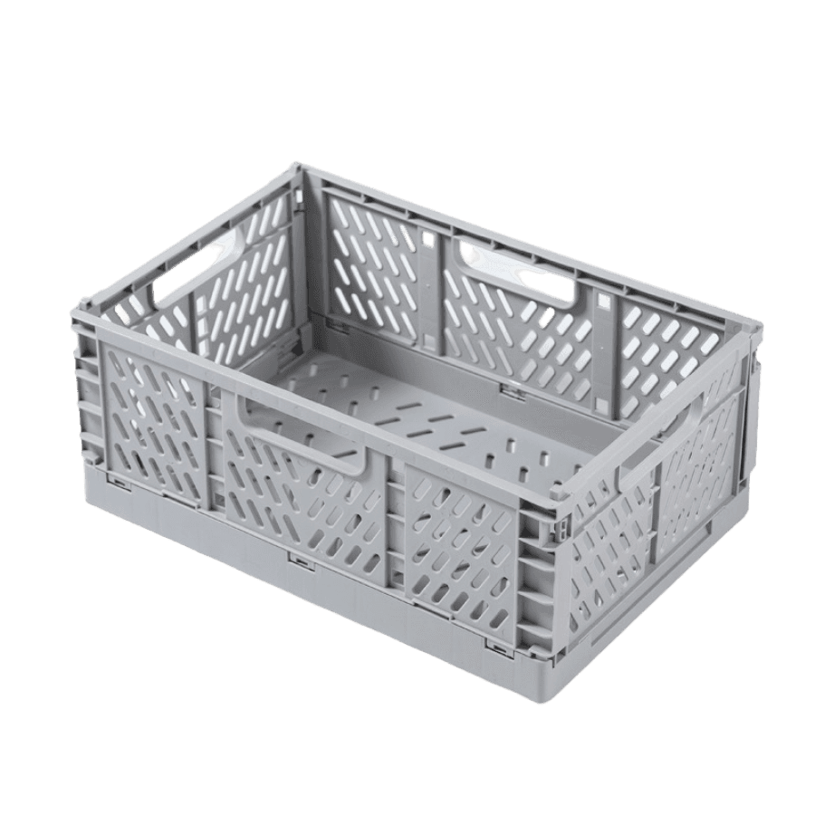 Ящик складной, серый, S: 22x15x9 см