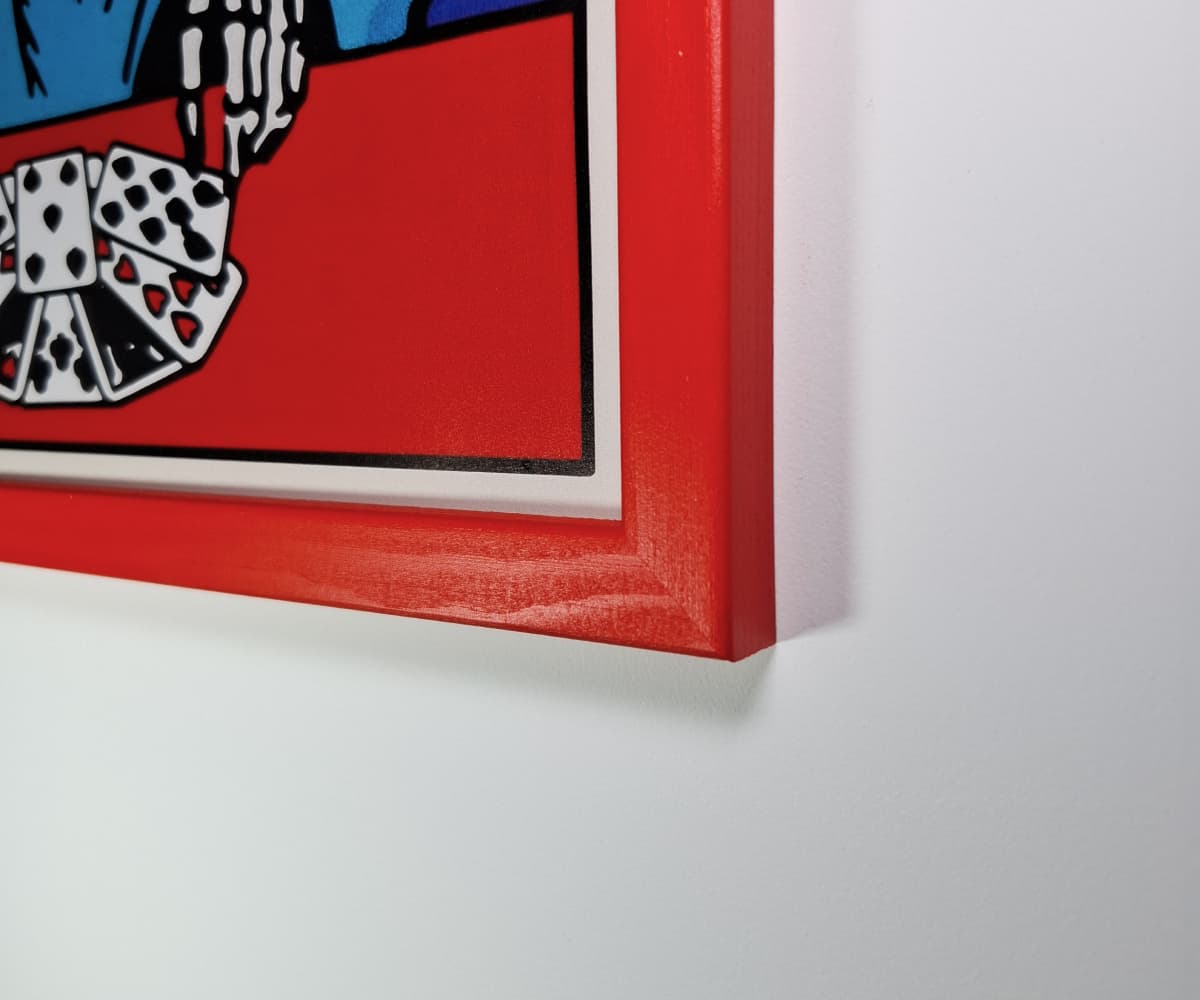 Рамка для постера красная