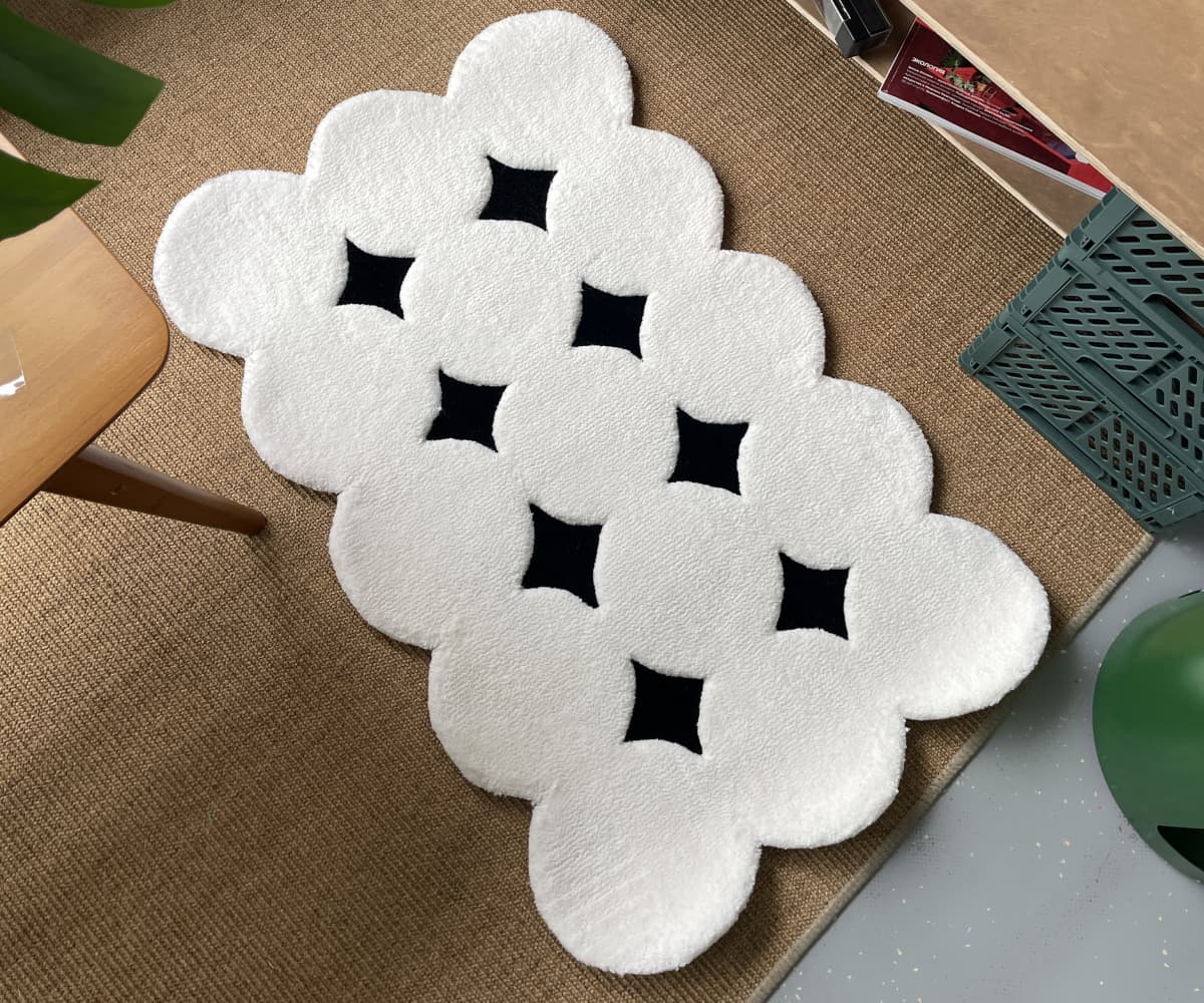 Коврик LUGG черный, 100х70 см