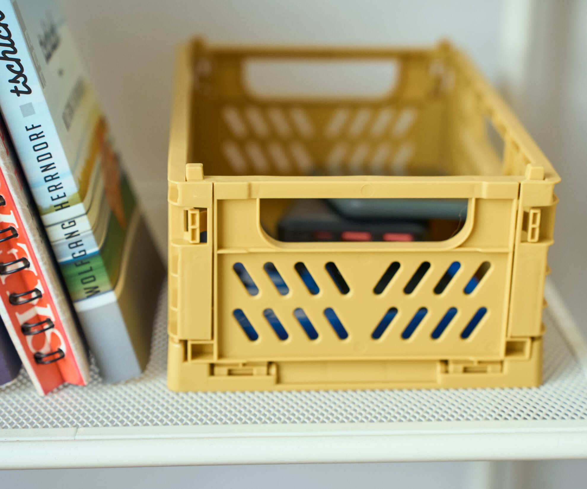 Ящик складной, желтый