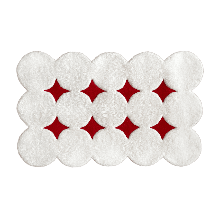 Коврик LUGG красный, 100х70 см