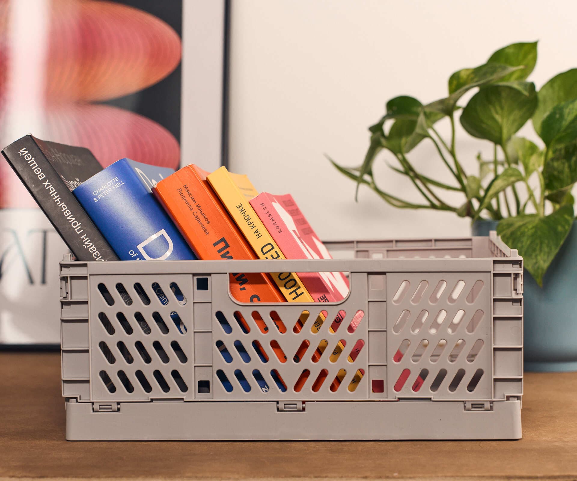 Ящик складной, серый