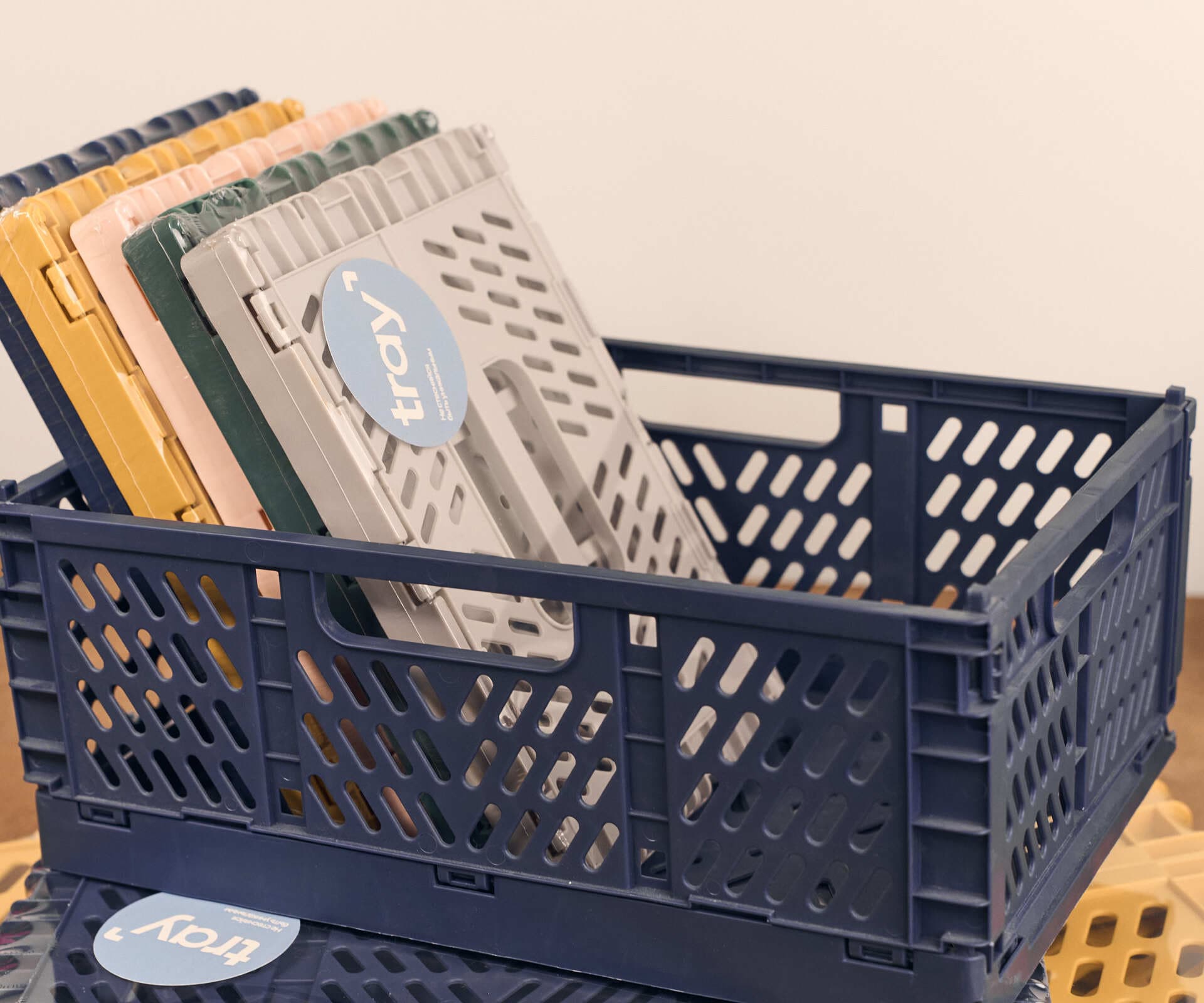 Ящик складной, серый