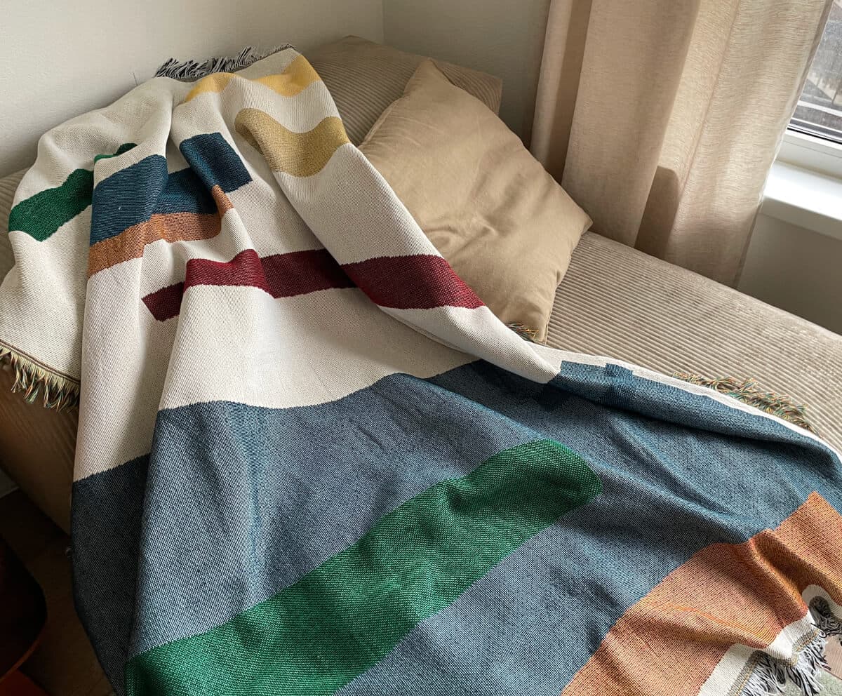 Тканный плед Abstract, 130x180 см