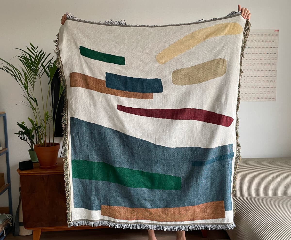 Тканный плед Abstract, 130x180 см