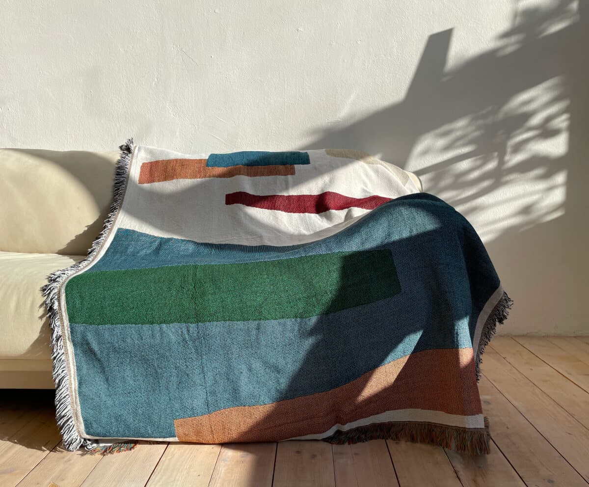 Тканный плед Abstract, 130x180 см