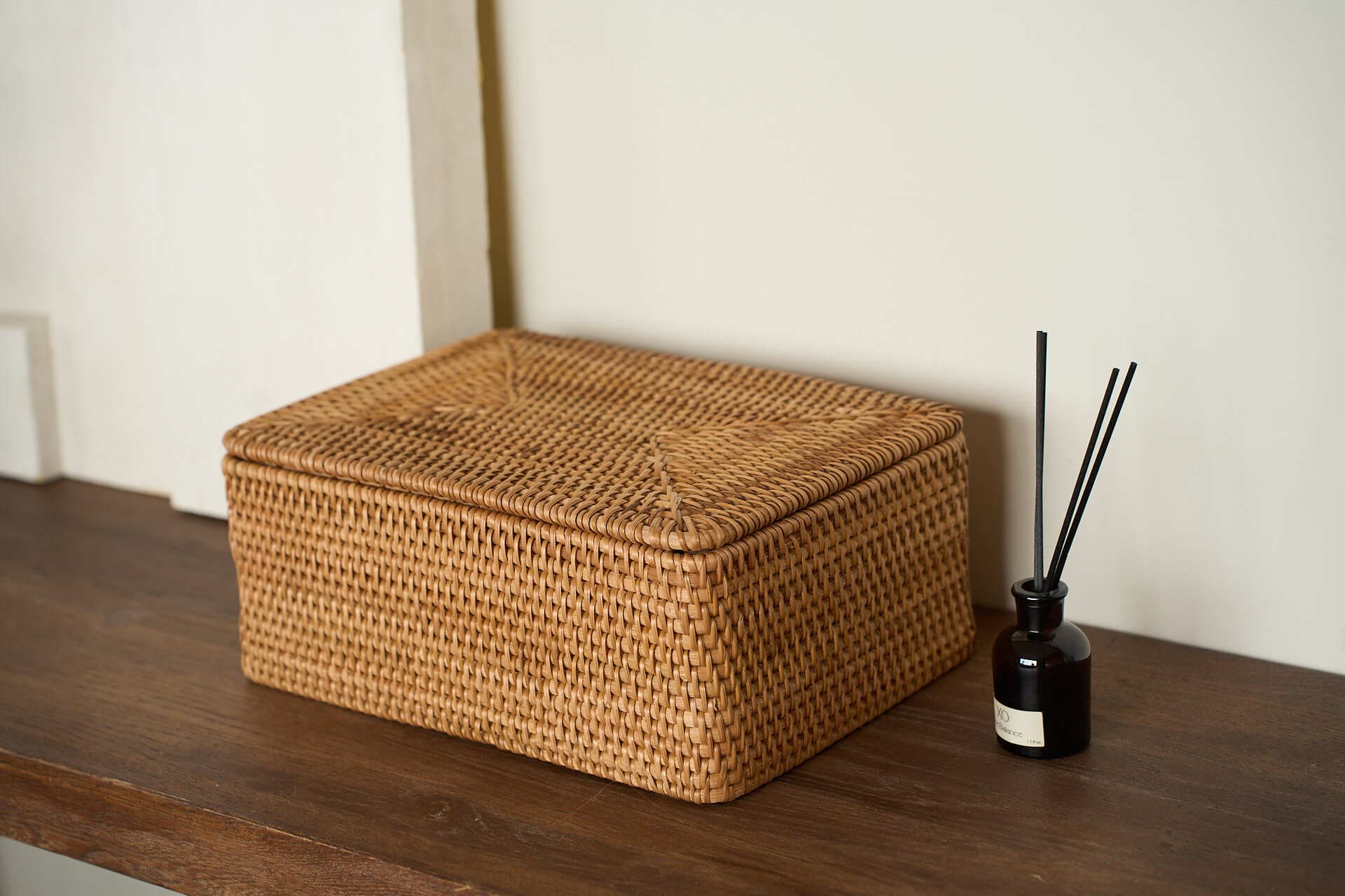 Короб из ротанга, M: 33х23х14 см