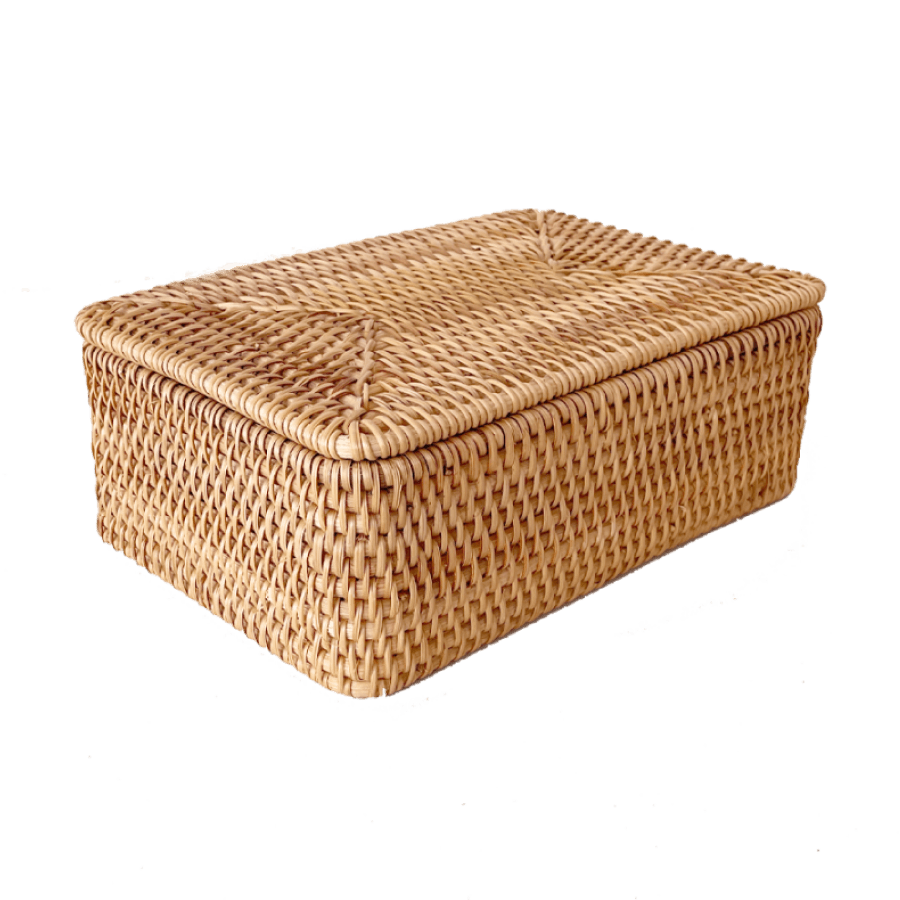 Короб из ротанга, M: 33х23х14 см