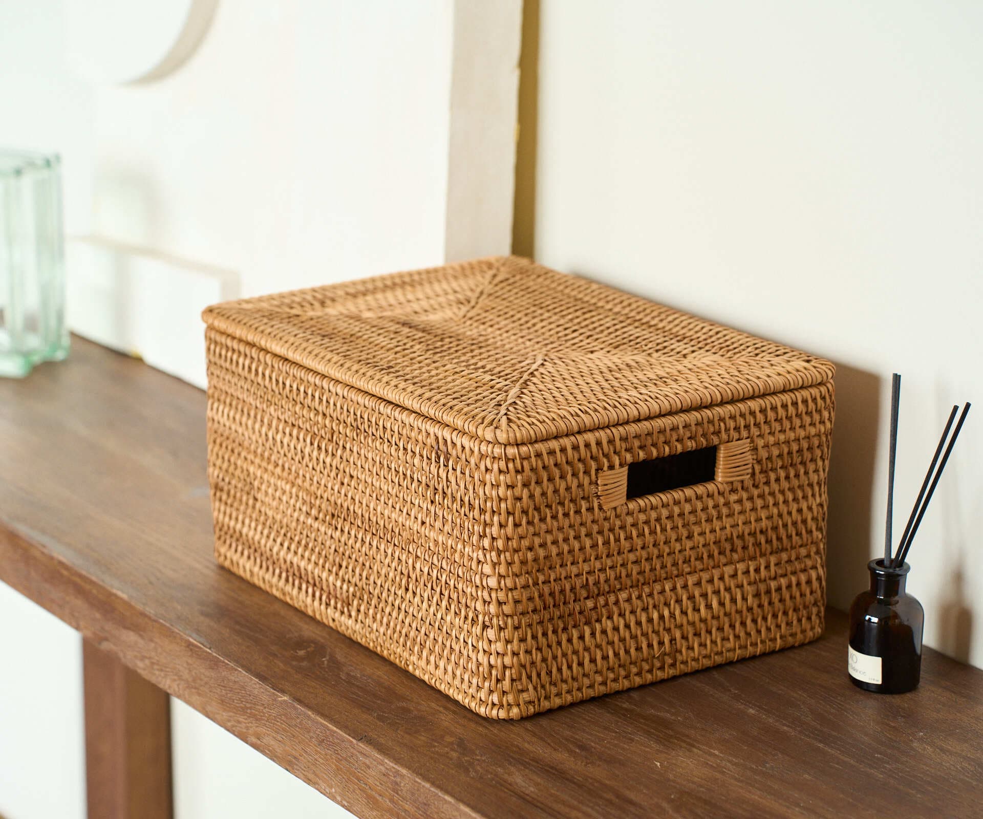 Короб из ротанга, L: 38х28х18 см