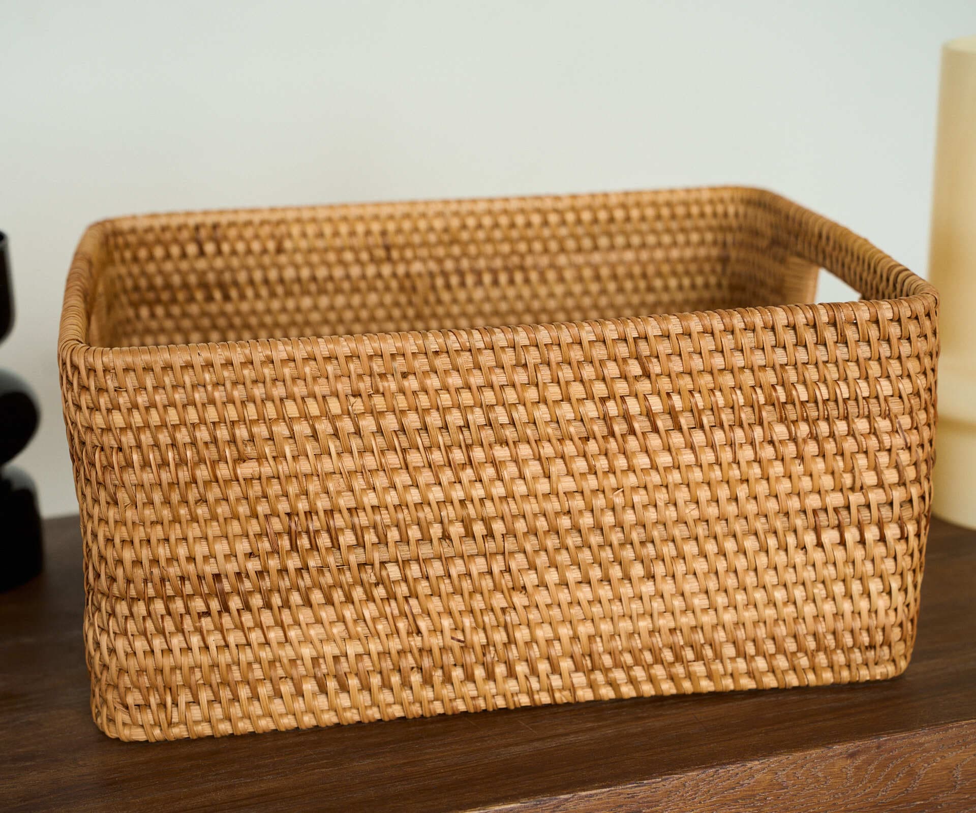 Короб из ротанга, L: 38х28х18 см