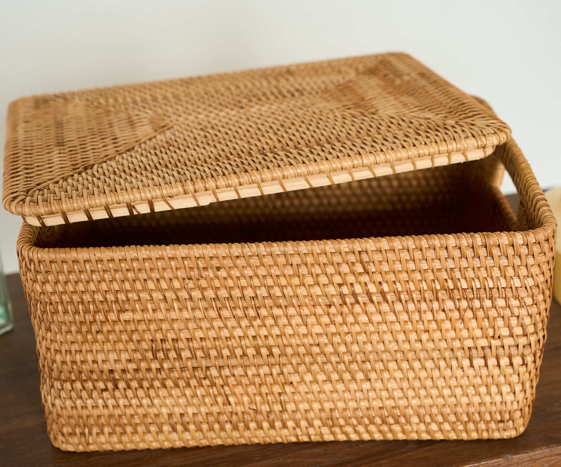 Короб из ротанга, L: 38х28х18 см