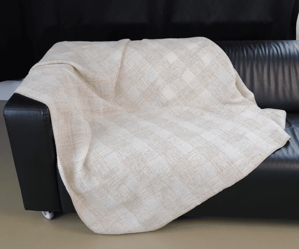 Плед клетчатый, 145х180см