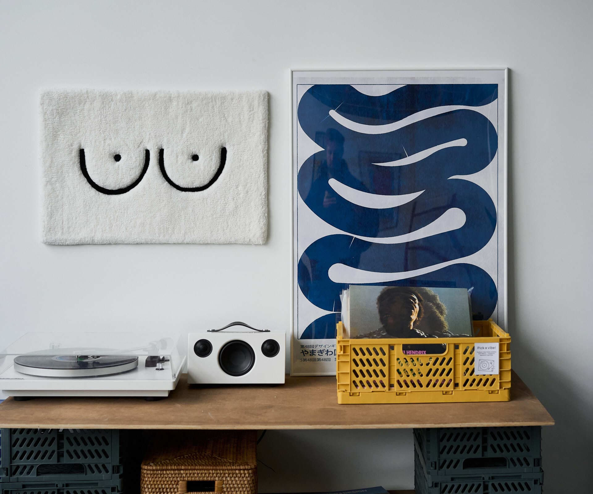 Коврик Tits Black, 60х40 см