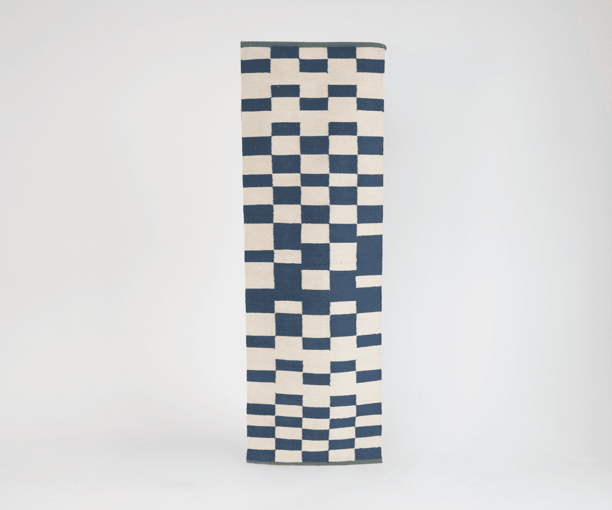 Ковровая дорожка клетчатая, 180х60см