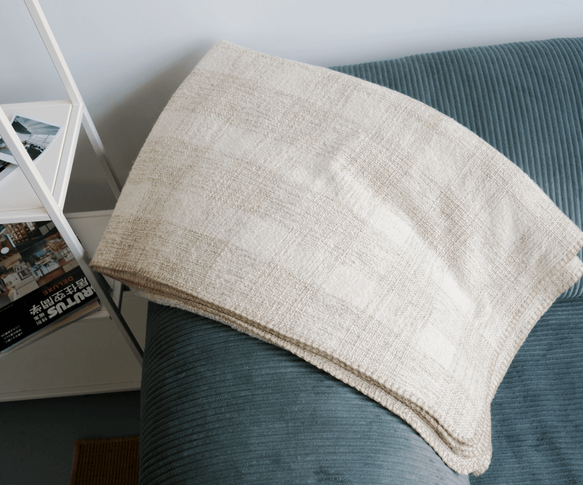 Плед клетчатый, 145х180см