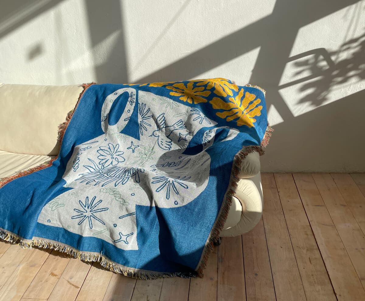 Тканный плед Kubok, 130x180 см