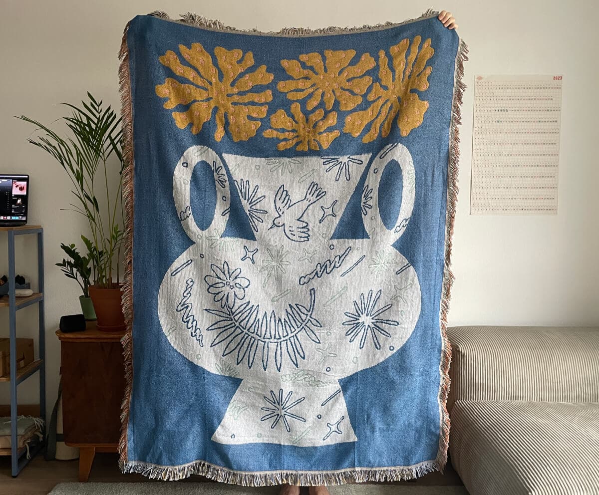 Тканный плед Kubok, 130x180 см