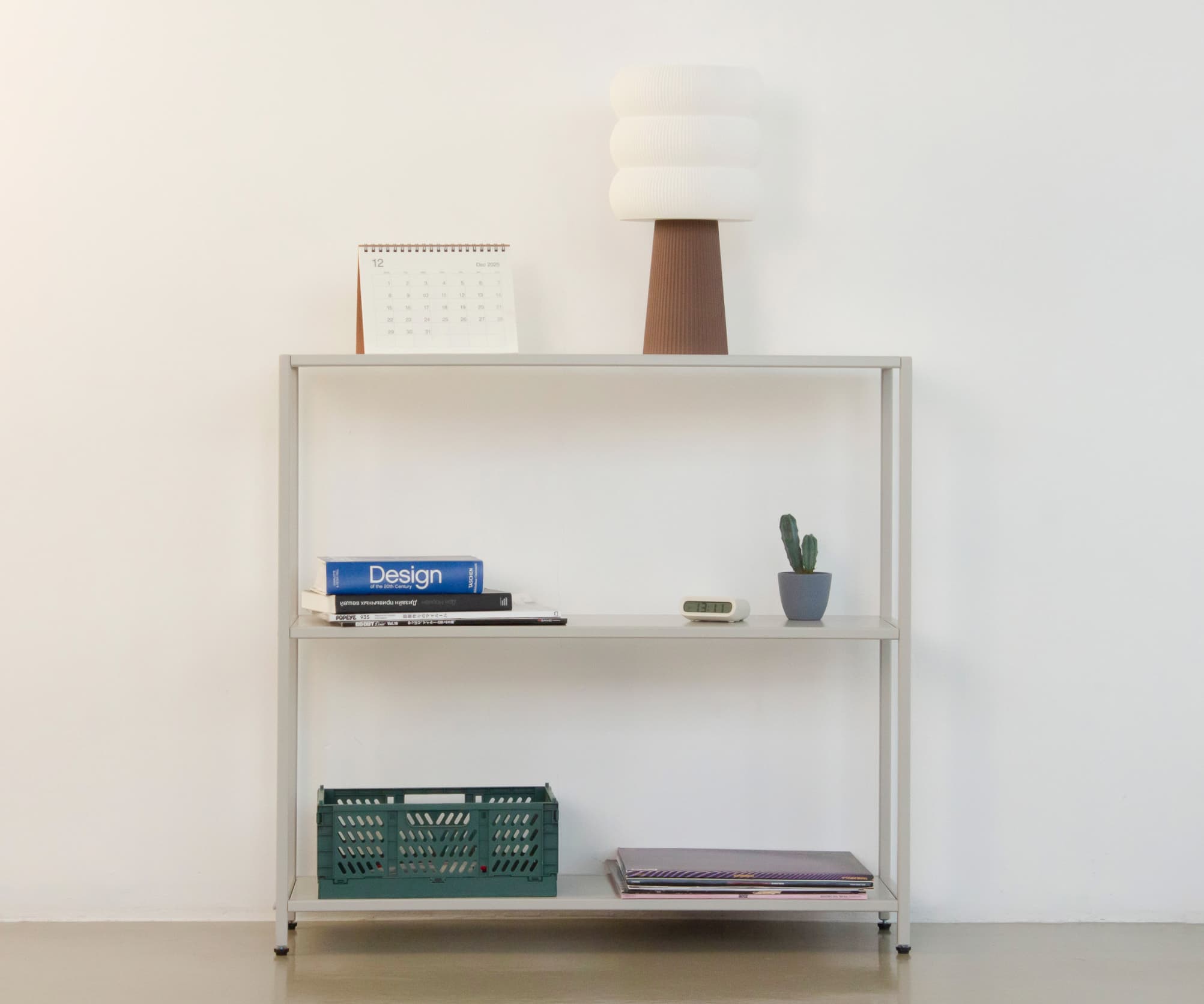 Стеллаж металлический 75х80х25, серый