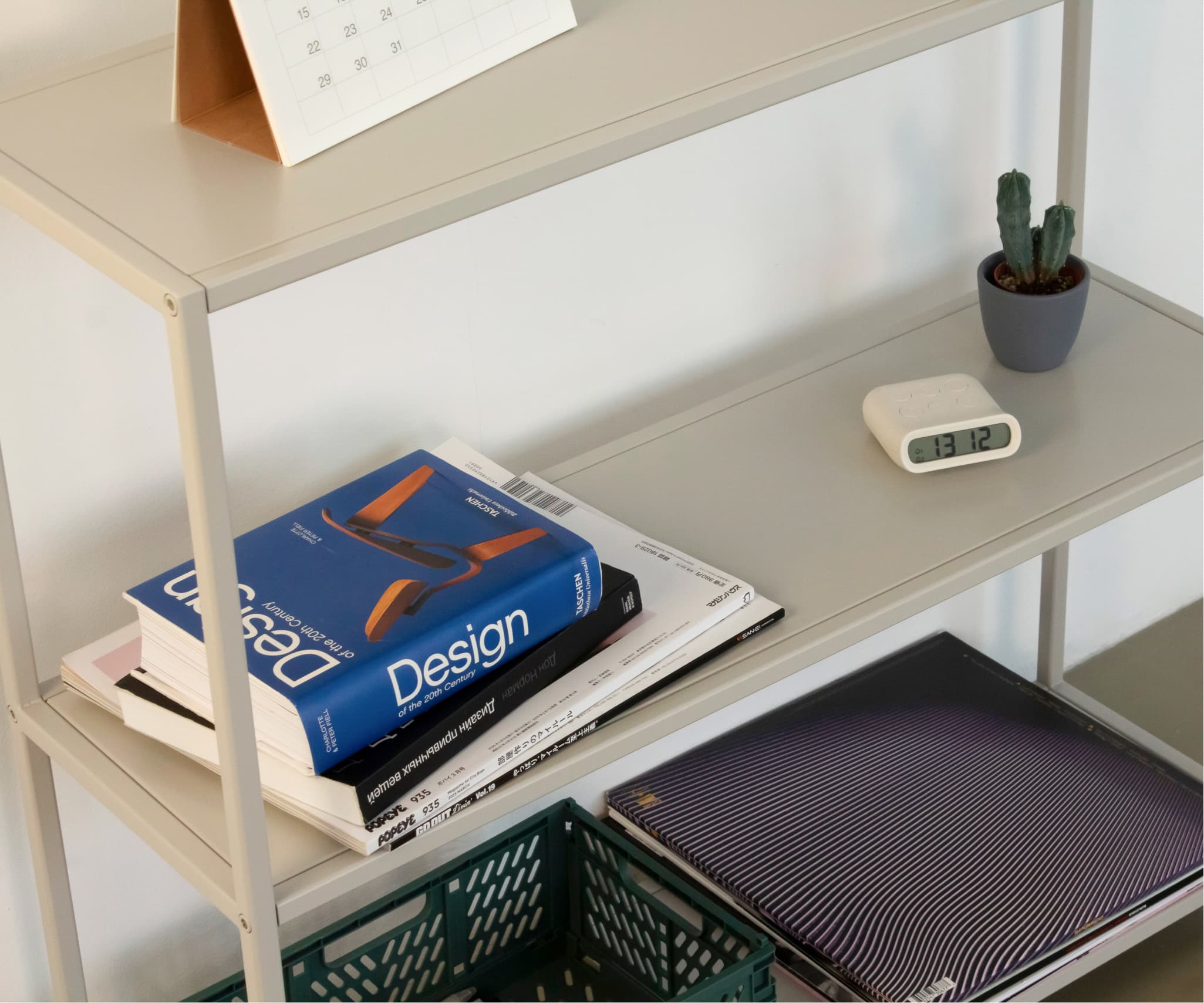 Стеллаж металлический 75х80х25, серый