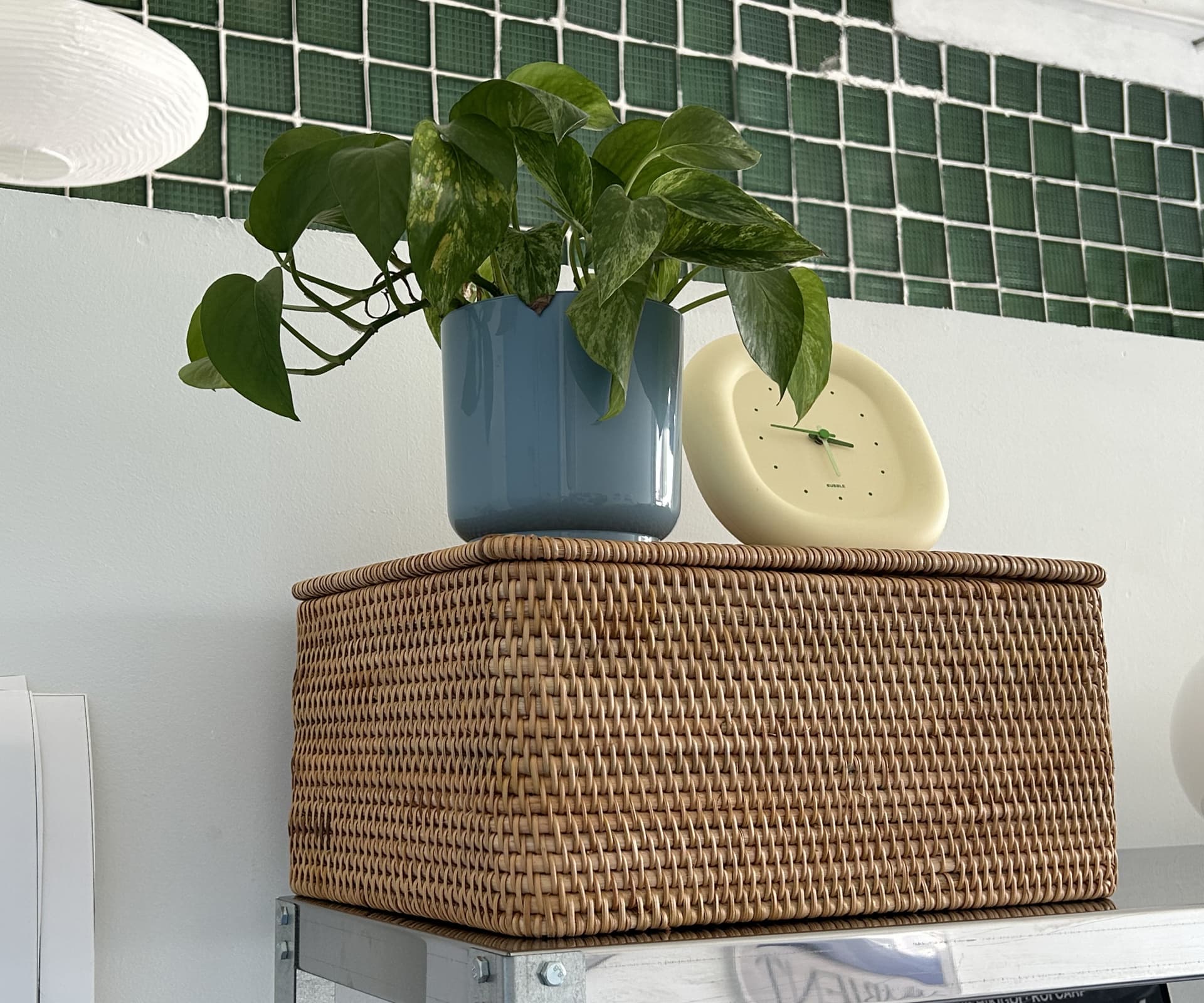 Короб из ротанга без ручек, Размер L