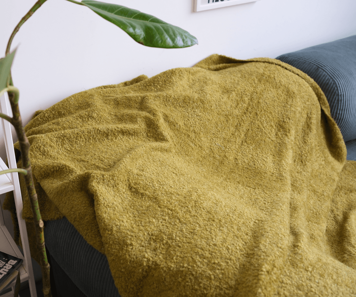 Плед с кисточками, 170х130см