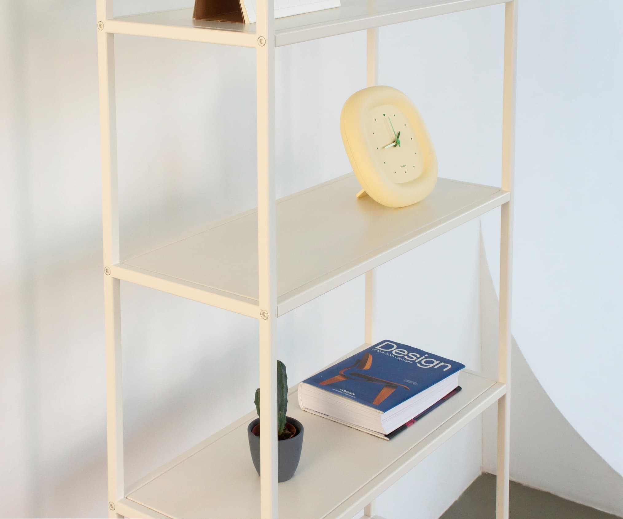 Стеллаж металлический 155х60х25, молочный