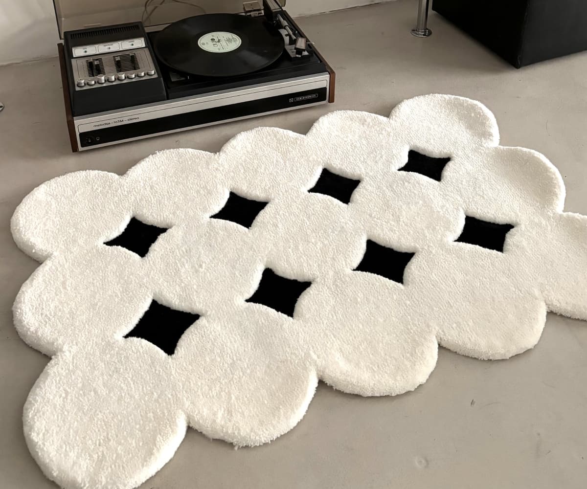 Коврик LUGG черный, 100х70 см