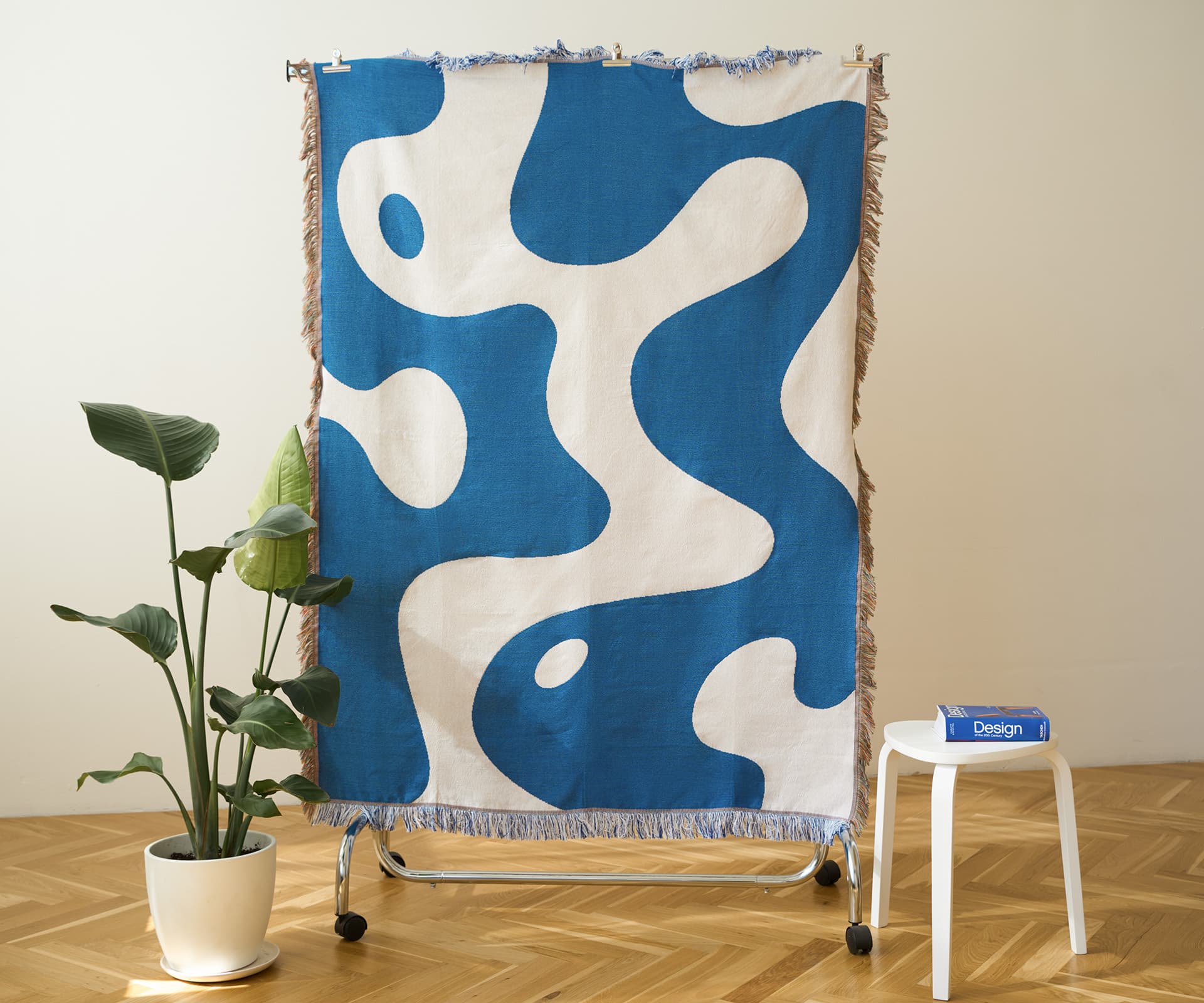 Тканный плед Waves, 130x180 см